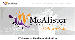 Desktop Screenshot of mcalistermktg.com